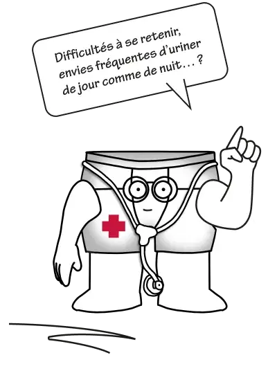 Difficultés à se retenir, envies fréquentes d’uriner de jour comme de nuit… ? 